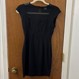 Frederick's of Hollywood Chic Black Mini Dress